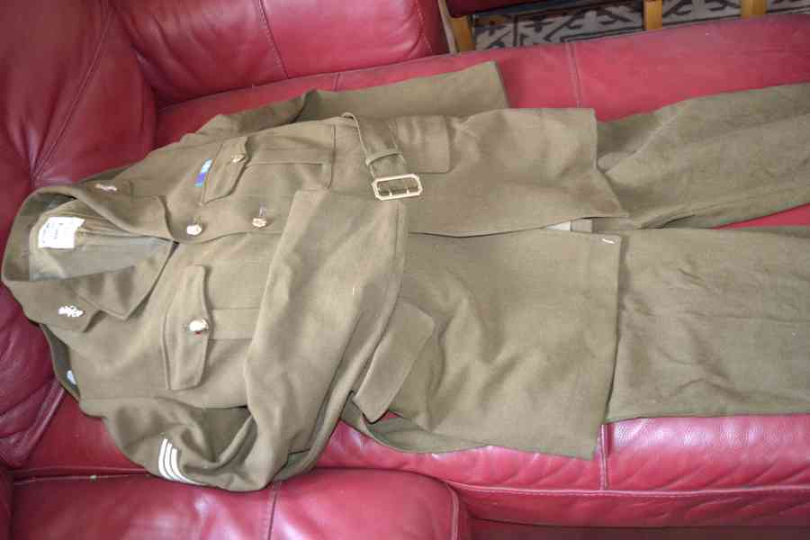 Britska 2 sv.valky uniforma vojenska historicka sako kalhoty - foto 4