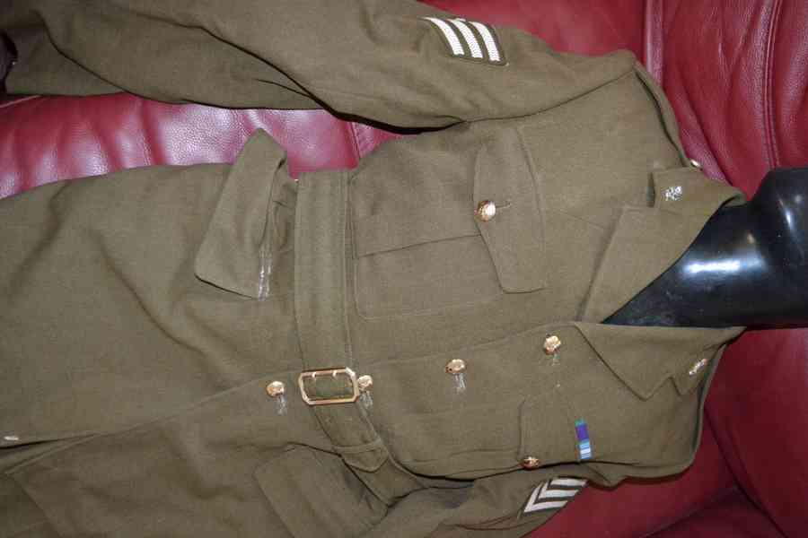 Britska 2 sv.valky uniforma vojenska historicka sako kalhoty - foto 2