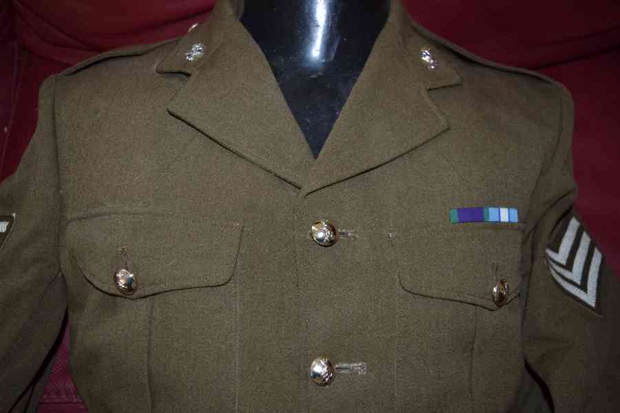 Britska 2 sv.valky uniforma vojenska historicka sako kalhoty - foto 3