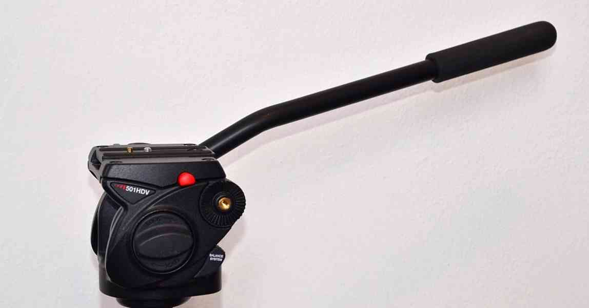 MANFROTTO 501HDV videohlava*360°/+90°-60°*Nos: 6kg - foto 5