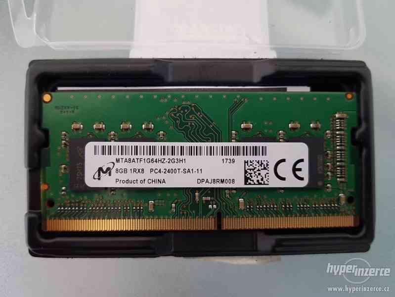 Pamět (RAM) DDR4 8GB (1x8GB) Micron pro notebook.