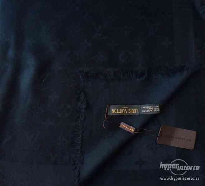 Černý šátek / pléd Louis Vuitton (LV) - foto 2
