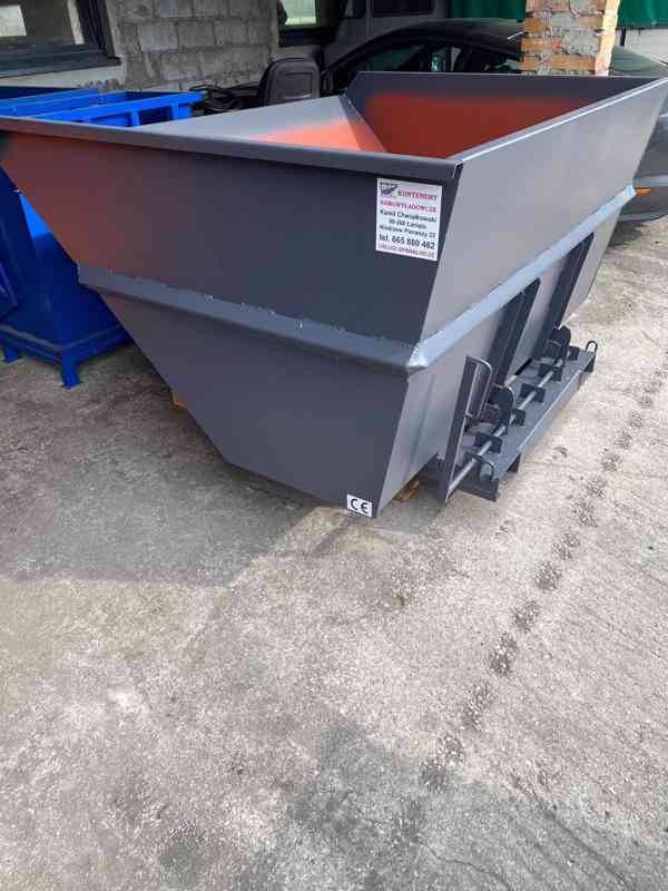Pojemnik samoopróżniający się 2m3, kontener - foto 3