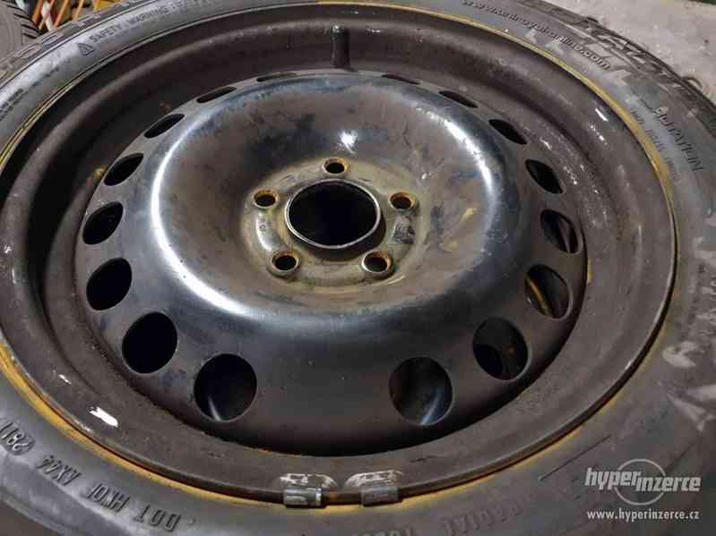 Plechove disky orig. Opel GM s pneu uniroayl 5x110 6.5jx16 e - foto 2
