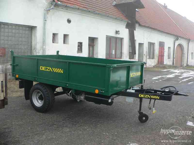 Návěs, přívěs, kára za traktor s TP, nový ČR - foto 5