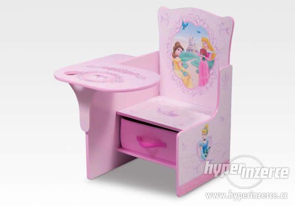 Stolek s židličkou a úložným prostorem Princezny - foto 1