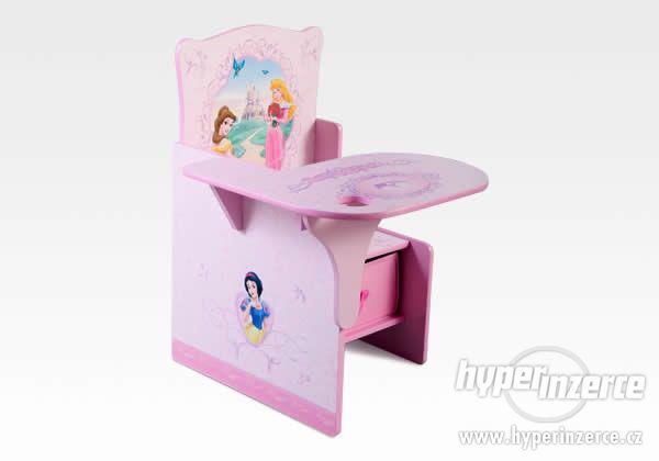 Stolek s židličkou a úložným prostorem Princezny - foto 2