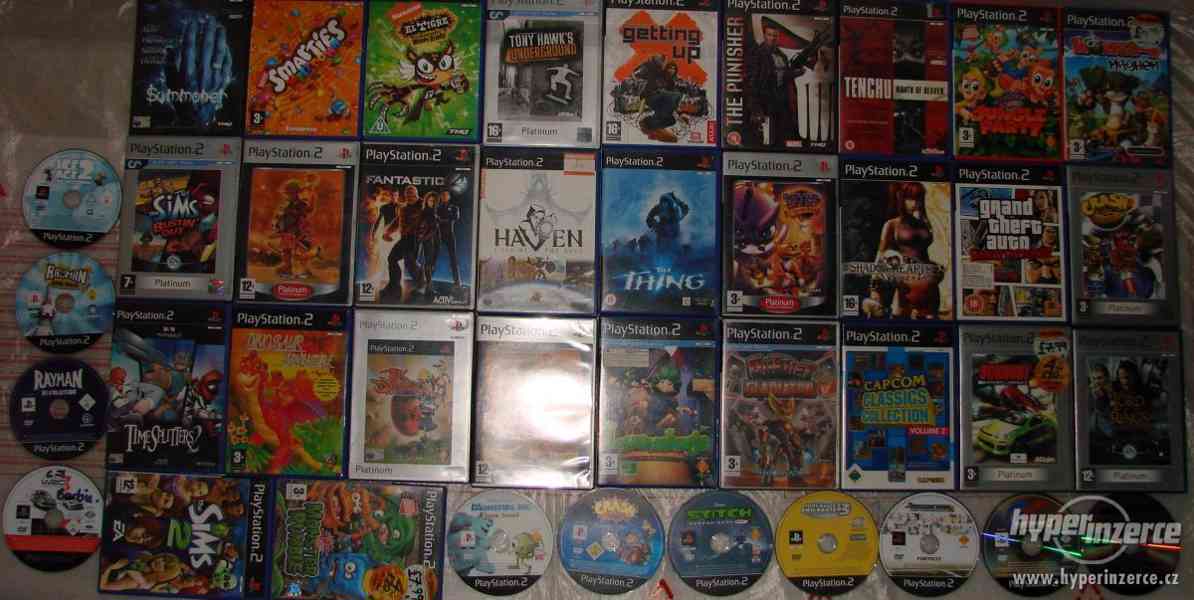 PS2 hry (pro dospělé i dětské hry) - Brno posta dobirka