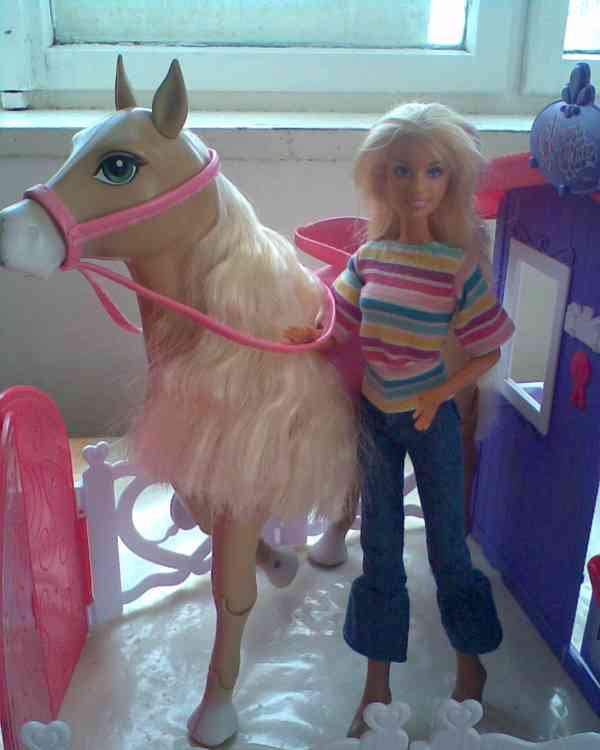 Barbie a Ken se zvířátky
