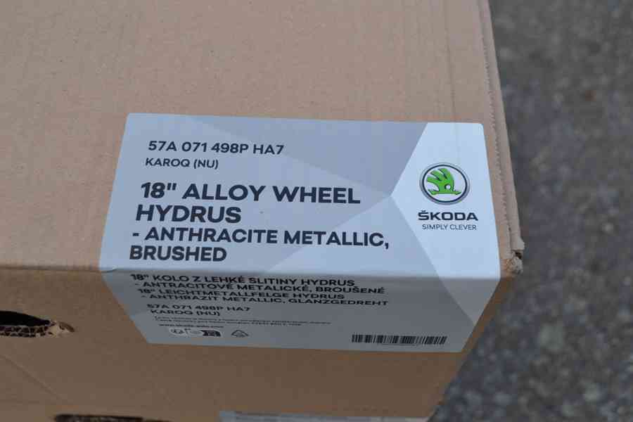 Škoda Karoq/Seat Ateca- NOVÉ 18 Alu disky 7Jx18 ET45, - foto 4