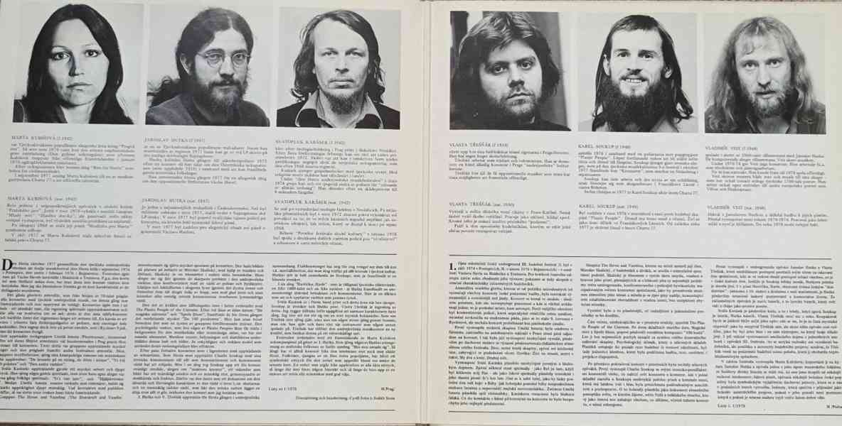 Zakázaní Zpěváci Druhé Kultury  (LP Šafrán-rarita) - foto 3
