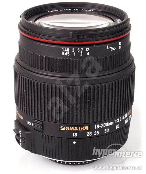 Sigma 18-200mm f/3.5-6.3 II DC OS HSM pro Canon - foto 1