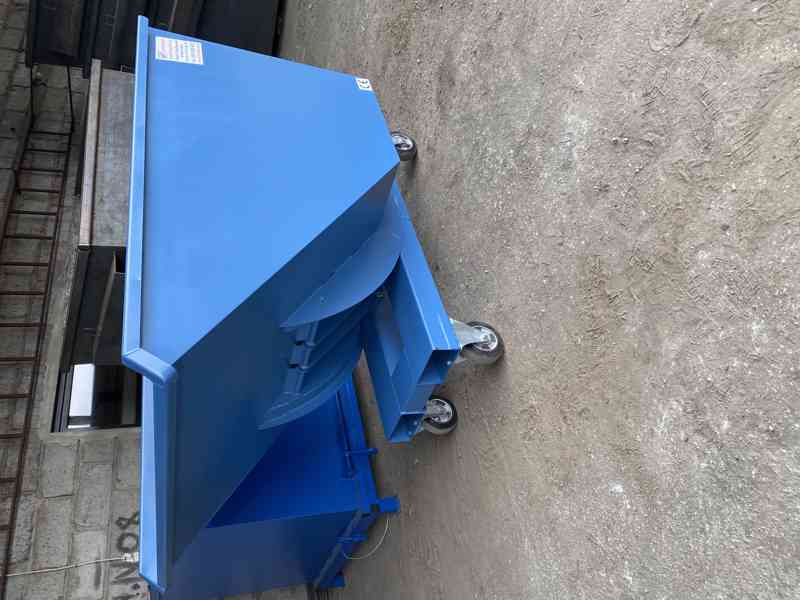 Pojemnik samoopróżniający, 1 m3, kontener - foto 3