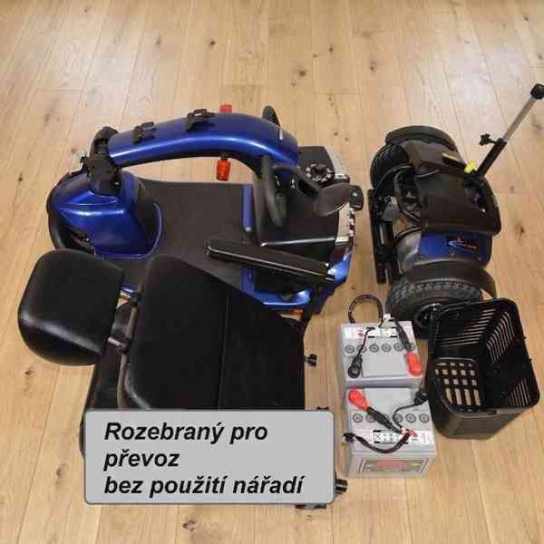 Elektrický tříkolový skútr pro seniory a ZTP  - foto 5