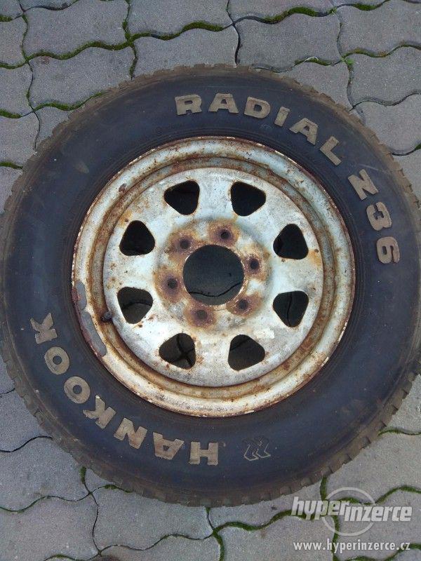 Disky a zimní pneu Hankook 205/80, R 16, offroad pneu - foto 1