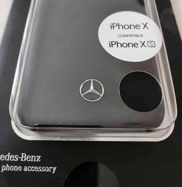 Silikonové pouzdro Mercedes na iPhone X/XS černé - foto 2