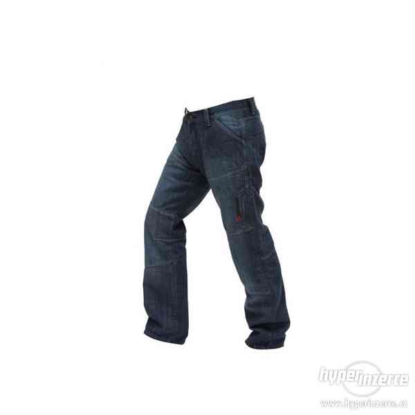 Pánské textilní moto kevlar jeansy Spark Track, modré 30 - foto 1