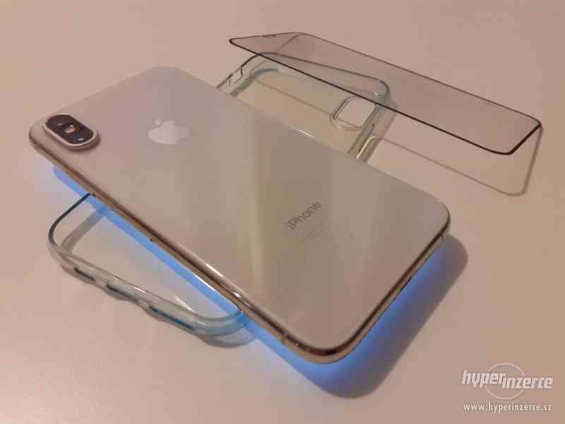 iPhone XS 64GB stříbrný, jak nový, záruka do 05/22 - foto 3