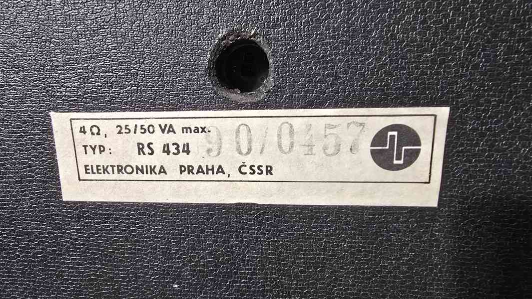 Reprosoustavy RS 434, velmi zachovalé (repro Tesla) - foto 3