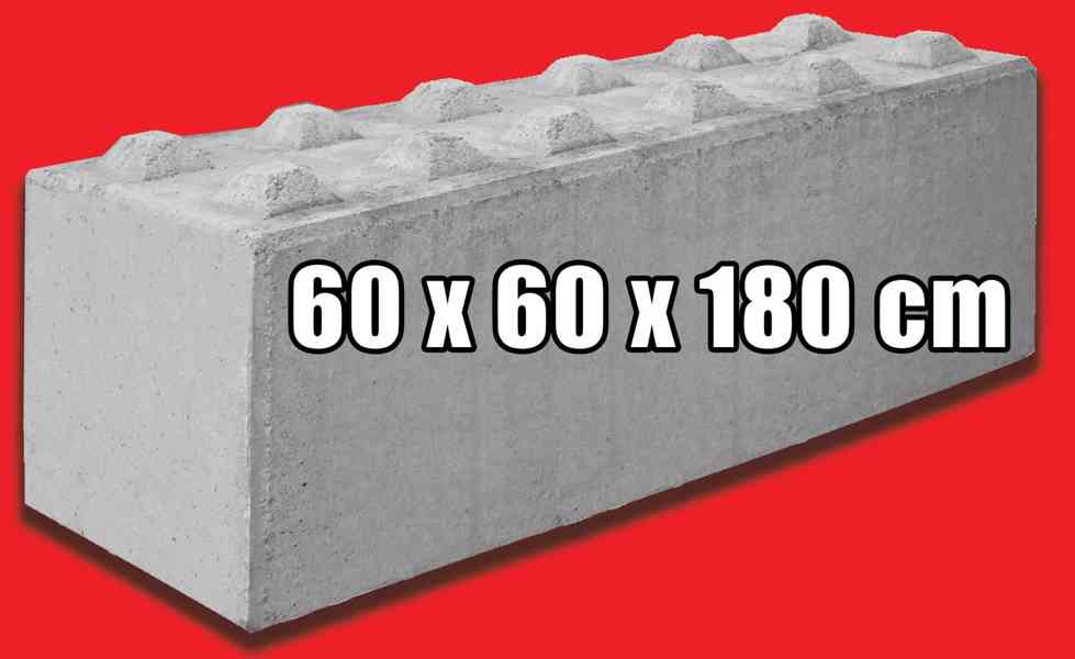 Betonové LEGO bloky a panely - foto 5