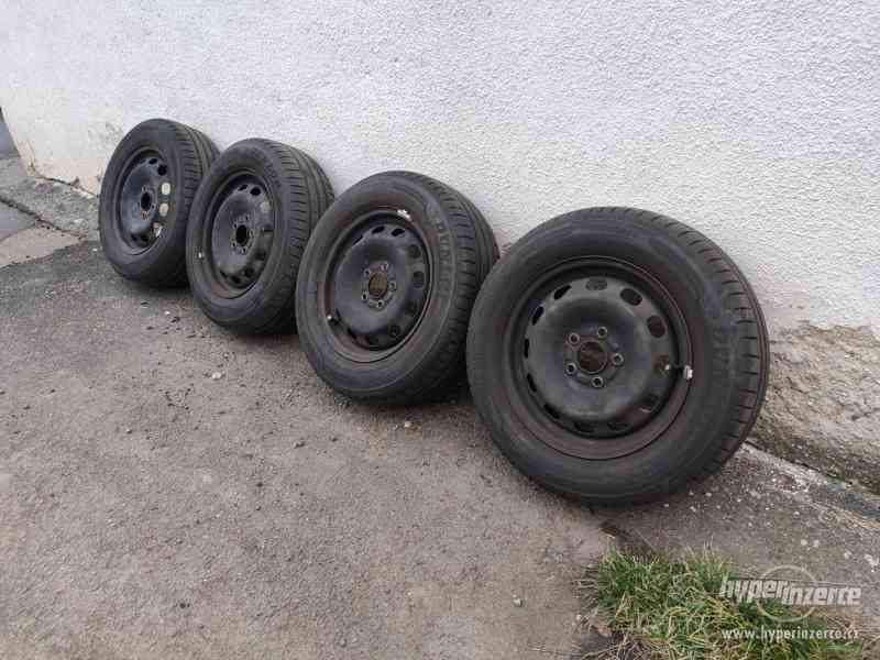 plechové disky Ford 5X108 6jx15H2 ET 52,5 + letní 195 60 15 - foto 2