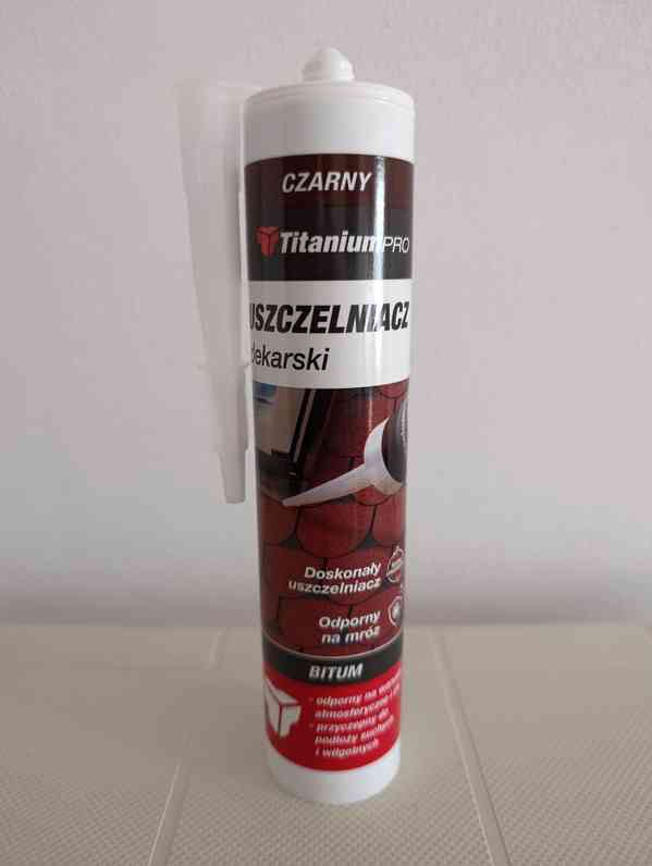 Černý bitumenový střešní tmel TitaniumPRO 300 ml - foto 2