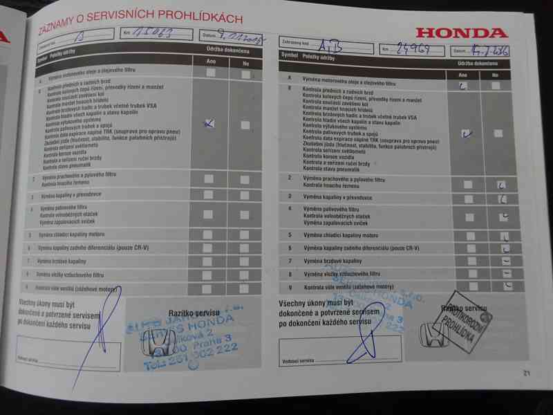 Honda 1.8 VVTi r.v.2014 1.Maj.serv.kníž.ČR (104 kw) - foto 21