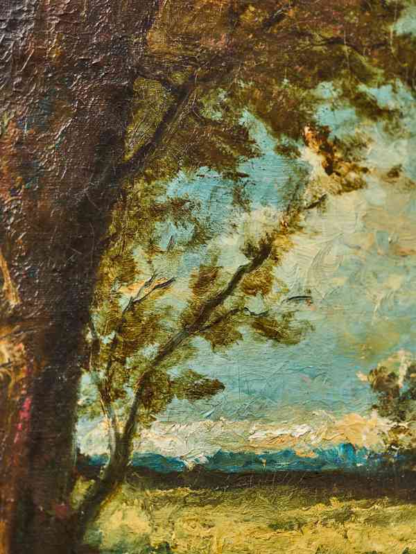 Výhled do krajiny. Sign. 92 X 77 cm - foto 4