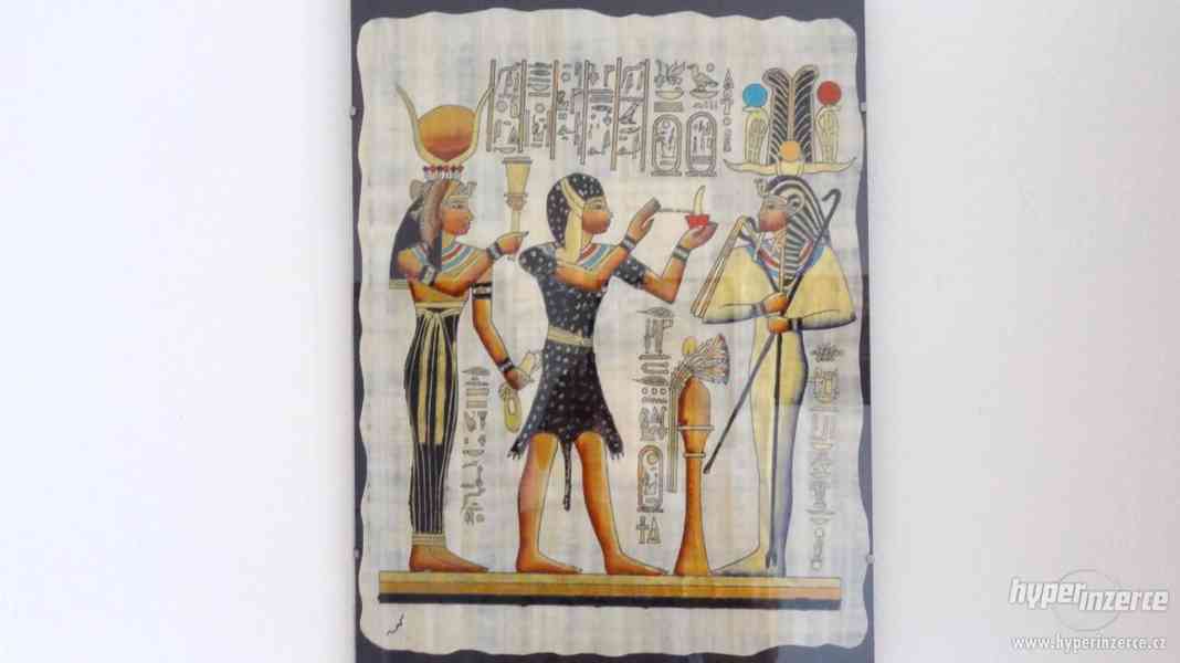 Prodám 3 obrázky egyptské papirusy  - foto 2