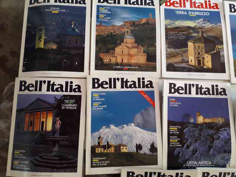 ORIGINÁL 30 kusů výtisků italského časopisu BELL' ITALIA - foto 1
