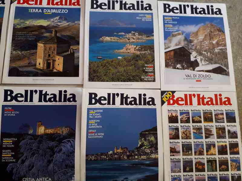 ORIGINÁL 30 kusů výtisků italského časopisu BELL' ITALIA - foto 2