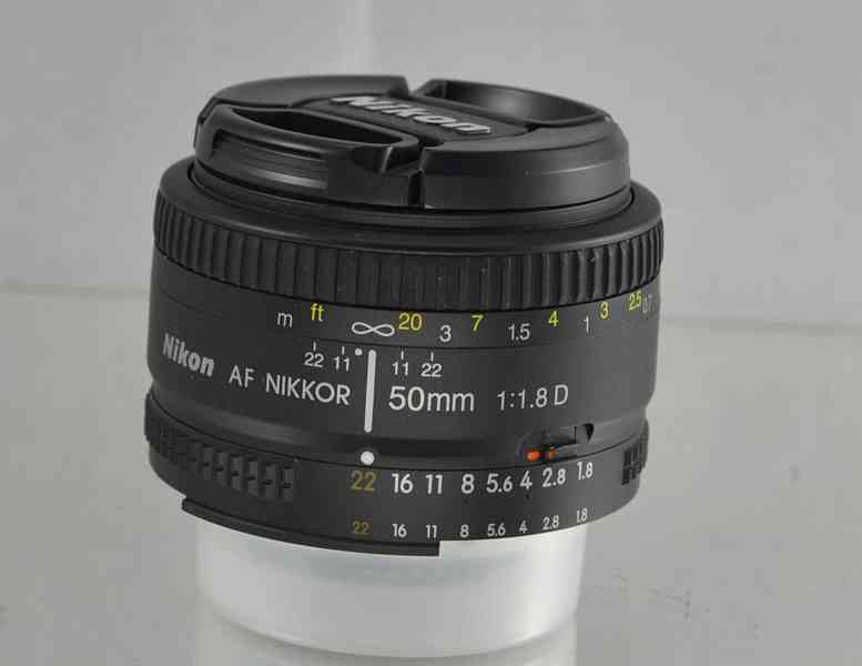Nikon AF 50mm 1:1.8 D **Full-frame*Pevný - foto 5
