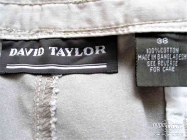 Pánské světle šedé šortky David Taylor - foto 3