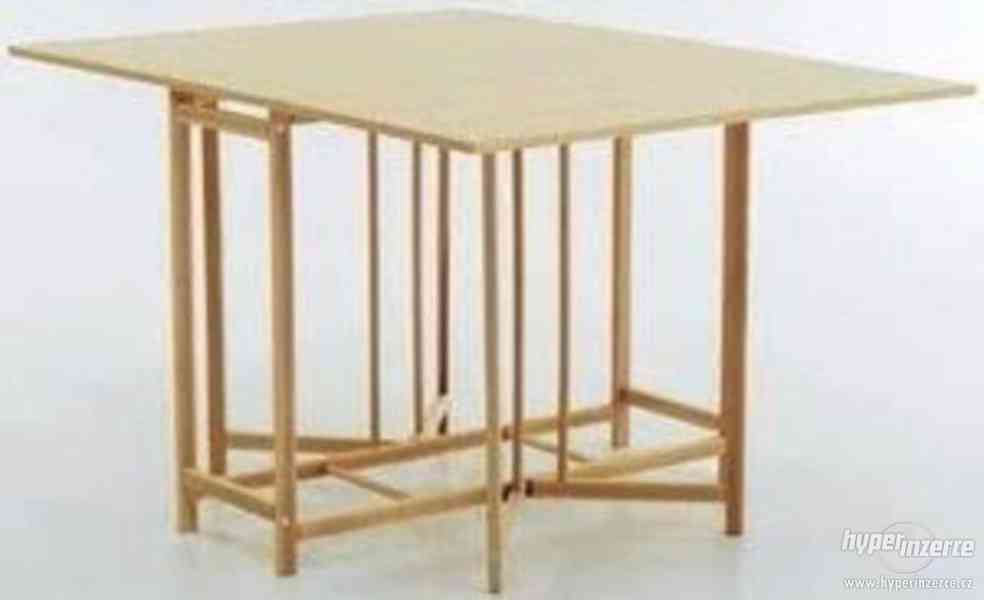 Rozkládací stůl + 6 židlí - foto 1