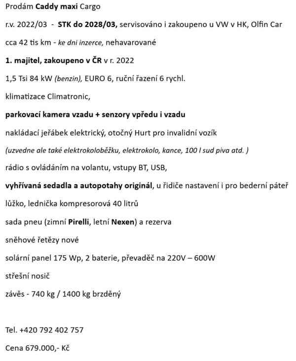 CADDY MAXI CARGO  - foto 4