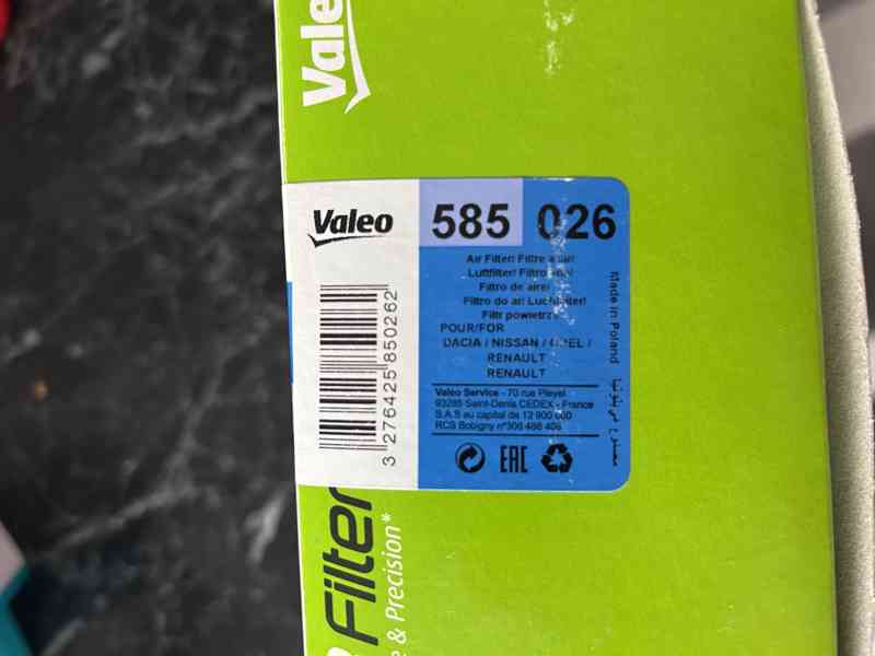 Vzduchový filtr Valeo 585026 - foto 1