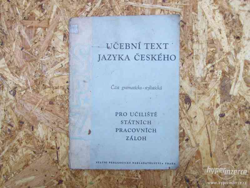 Kniha - Učební text jazyka českého 1953. - foto 1