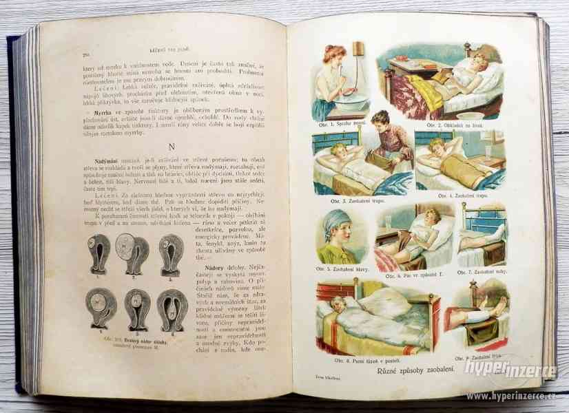 Žena lékařkou - dobová lékařská kniha z roku 1923 - foto 12