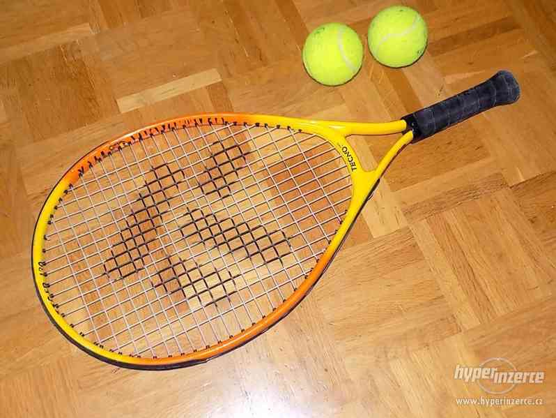 Dětská tenisová raketa 21,5“ + míčky zdarma. - foto 1