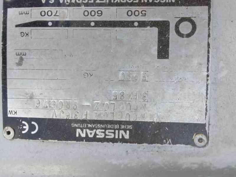 Vysokozdvižný vozík Nissan LPG - foto 9