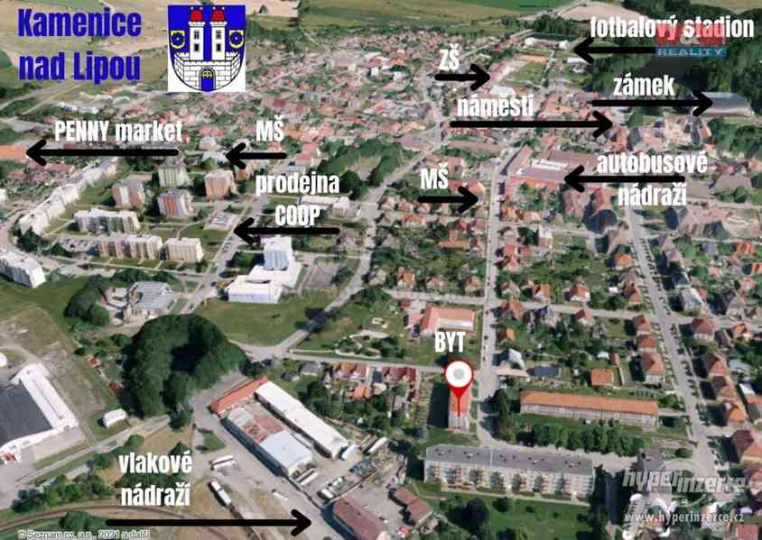 Pronájem bytu 3+1, Kamenice nad Lipou, ul. Vít. Nováka - foto 2