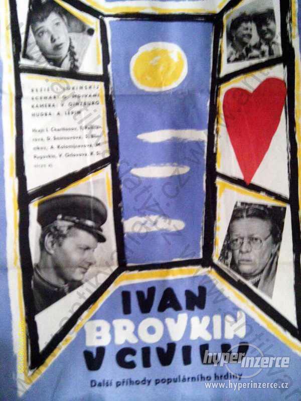 Ivan Brovkin v civilu František Říha film plakát - foto 1