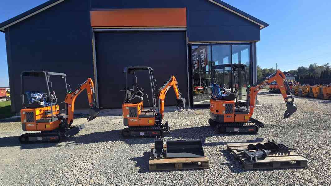 Minibagr LGCM LG12A 1,1 t Kubota +3 lžíce 20/40/80 - foto 3