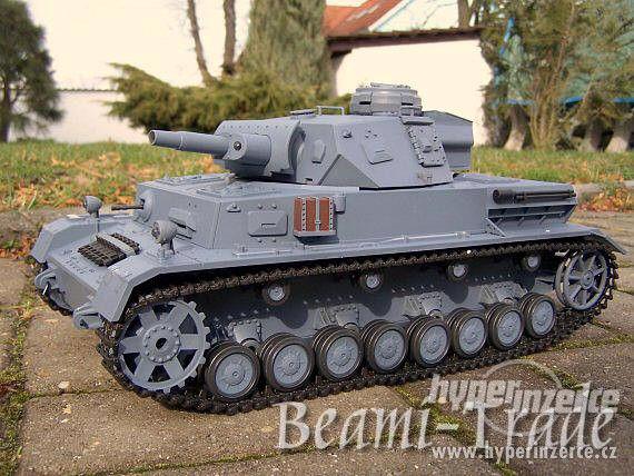 Nové, sleva RC model Tank Panzer IV Ausf. F11:16 zvuk a kouř - foto 1