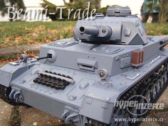 Nové, sleva RC model Tank Panzer IV Ausf. F11:16 zvuk a kouř - foto 2