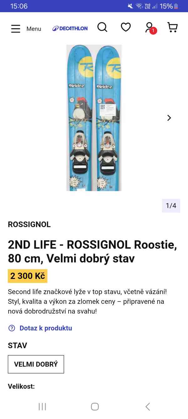 Chlapecké lyže Rossignol roostie 80 + lyžáky Salomon T2 - foto 12