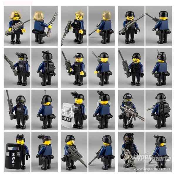 Lego figurky SWAT Police komando 12 druhů - foto 3
