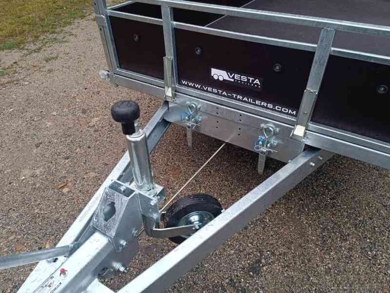 Přívěs Vesta CARGO 25W 1300kg sklopný - foto 4