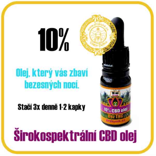 CBD olej pro zmírnění stresu a celkové zdraví na drskunk.cz - foto 1