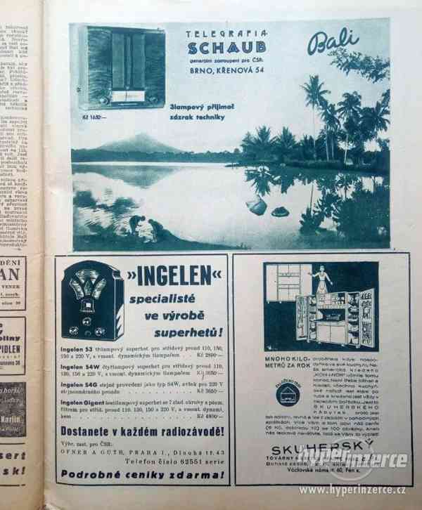 Časopisy Radiojournal, kompletní ročník 1933 - foto 11
